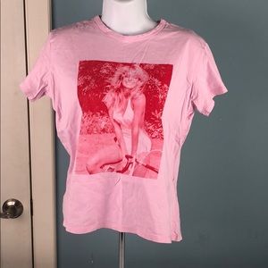 Zara crop tee with Farrah Fawcett pic NEVER WORN